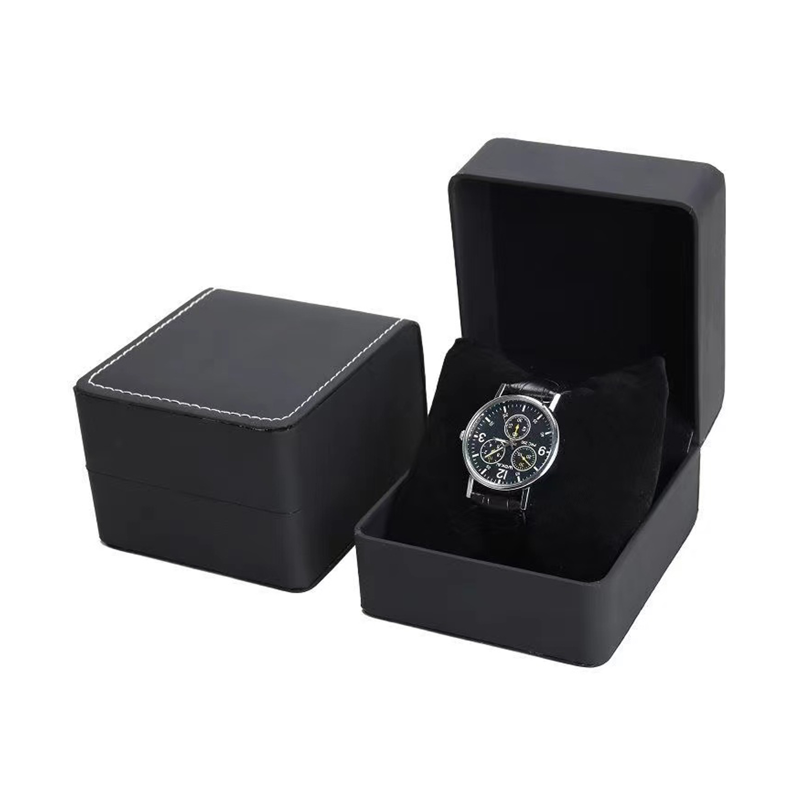 Men Accessories Organiser - Lnofxas Czarne pudełko na prezent na