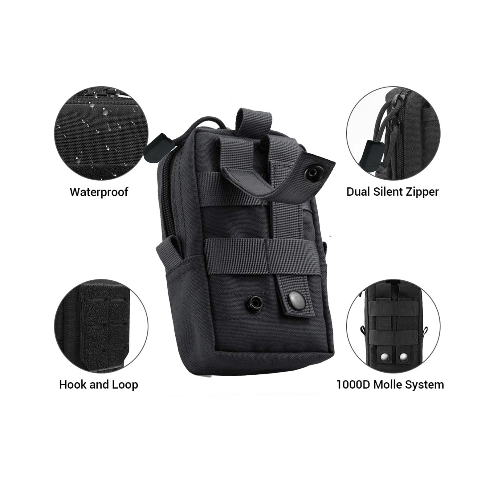 Taktyczna saszetka Molle sasze – Men Accessories Organiser recenzja i cena