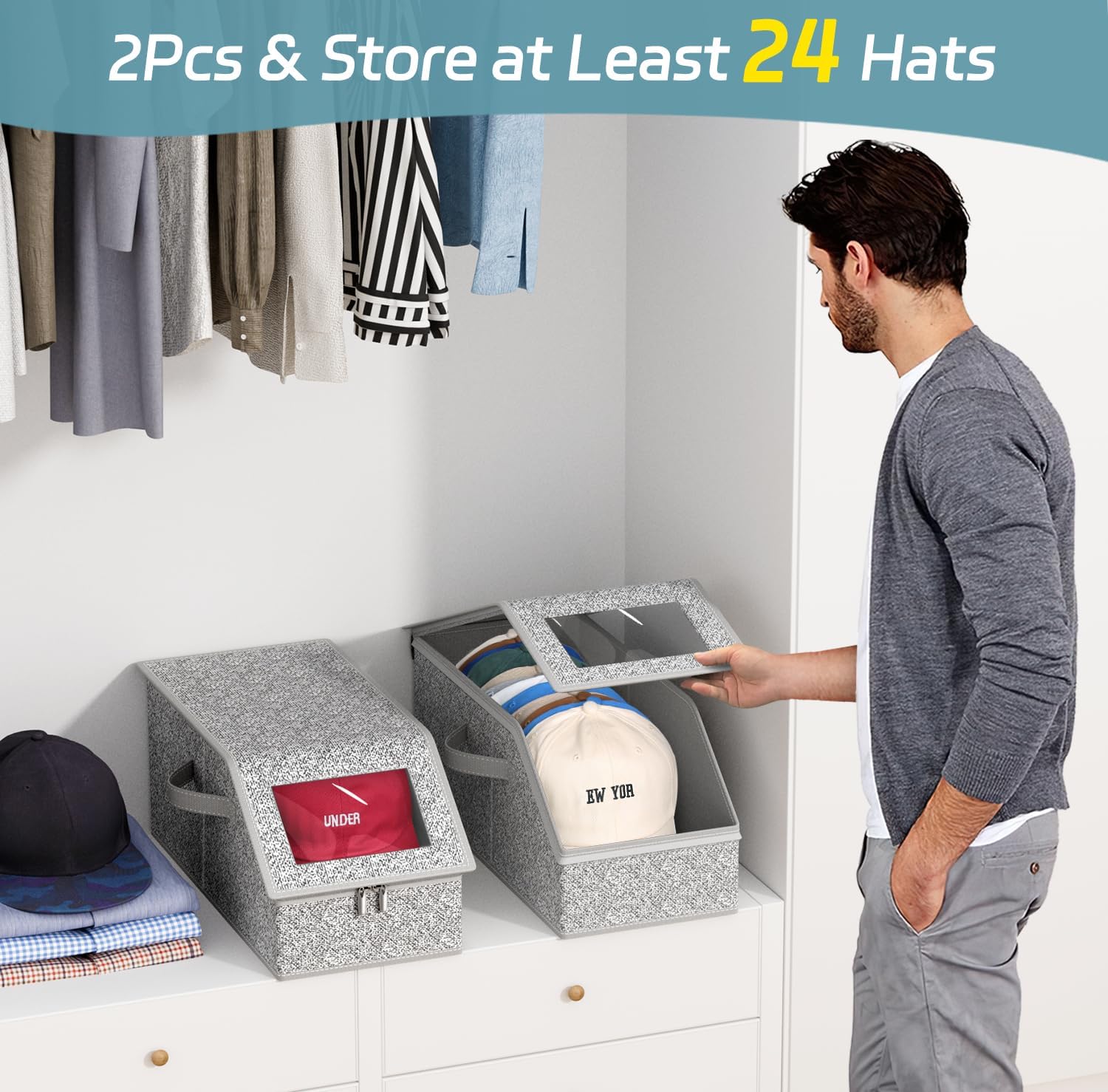 AOODA 2 szt. składanych pojemn – Men Accessories Organiser recenzja i cena