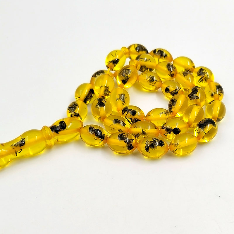 Tasbih men żółta żywica prawdz – Men Accessories Hk recenzja i cena