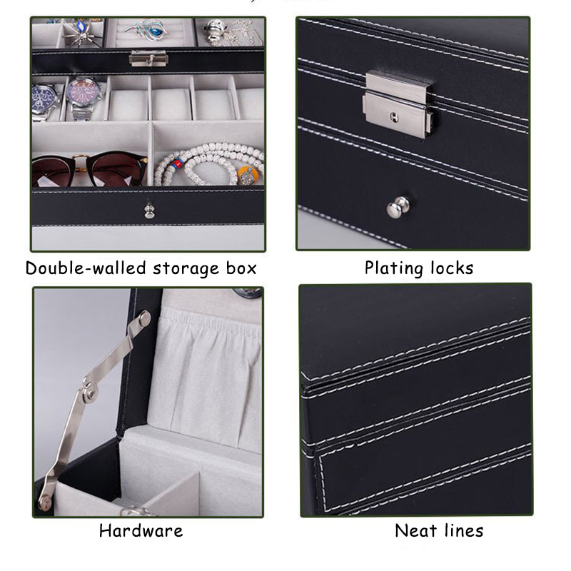 Nowe skórzane pudełka na zegar – Men Accessories Organiser recenzja i cena